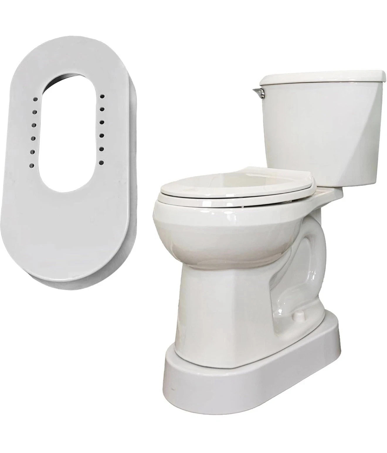 Toilevator TV300 Toilet Riser – 500lb Capacity, Fits Standard Toilets, Brand New gallery