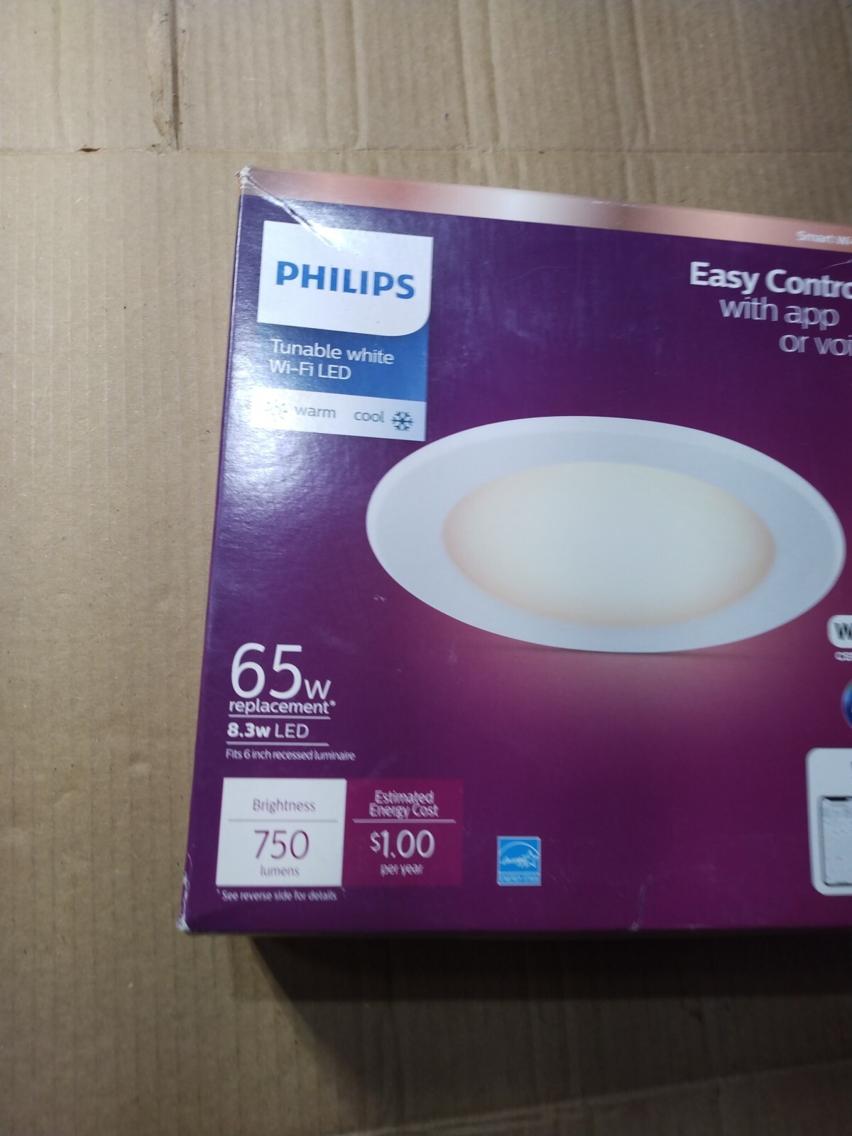 5 in. / 6 in. LED Tunable White 65W Equivalent Dimmable Smart Wi-Fi Wiz Recessed gallery
