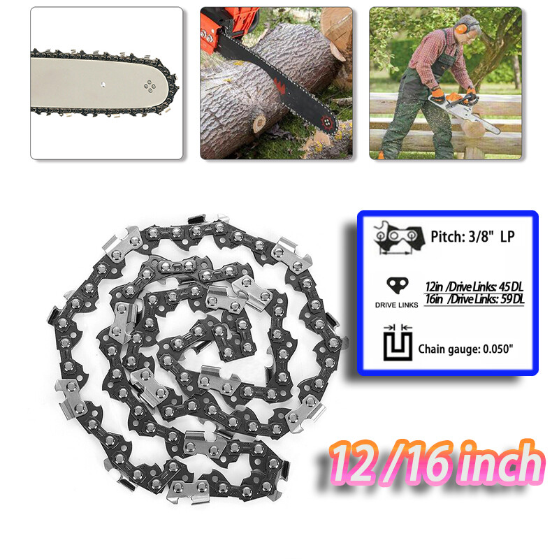6-16In Chainsaw Chain Blade 37-59DL Cutting Head Saw Chain Parts 1/4" 3/8" LP gallery