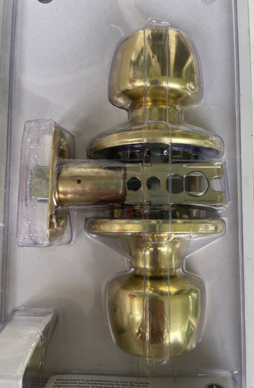 Defiant Brandywine Collection Polished Brass Finish Hall & Closet Door Handle gallery