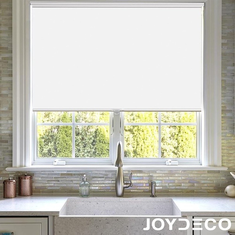 Cordless Roller Blinds Durable Blackout Child Safe Pet Safe Noise Reduction New gallery