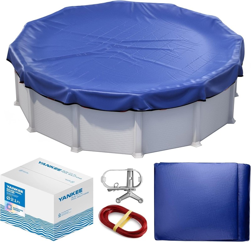 Sapphire Series 21 Ft Round Winter Pool Cover - Extra Thick & UV Resistant gallery