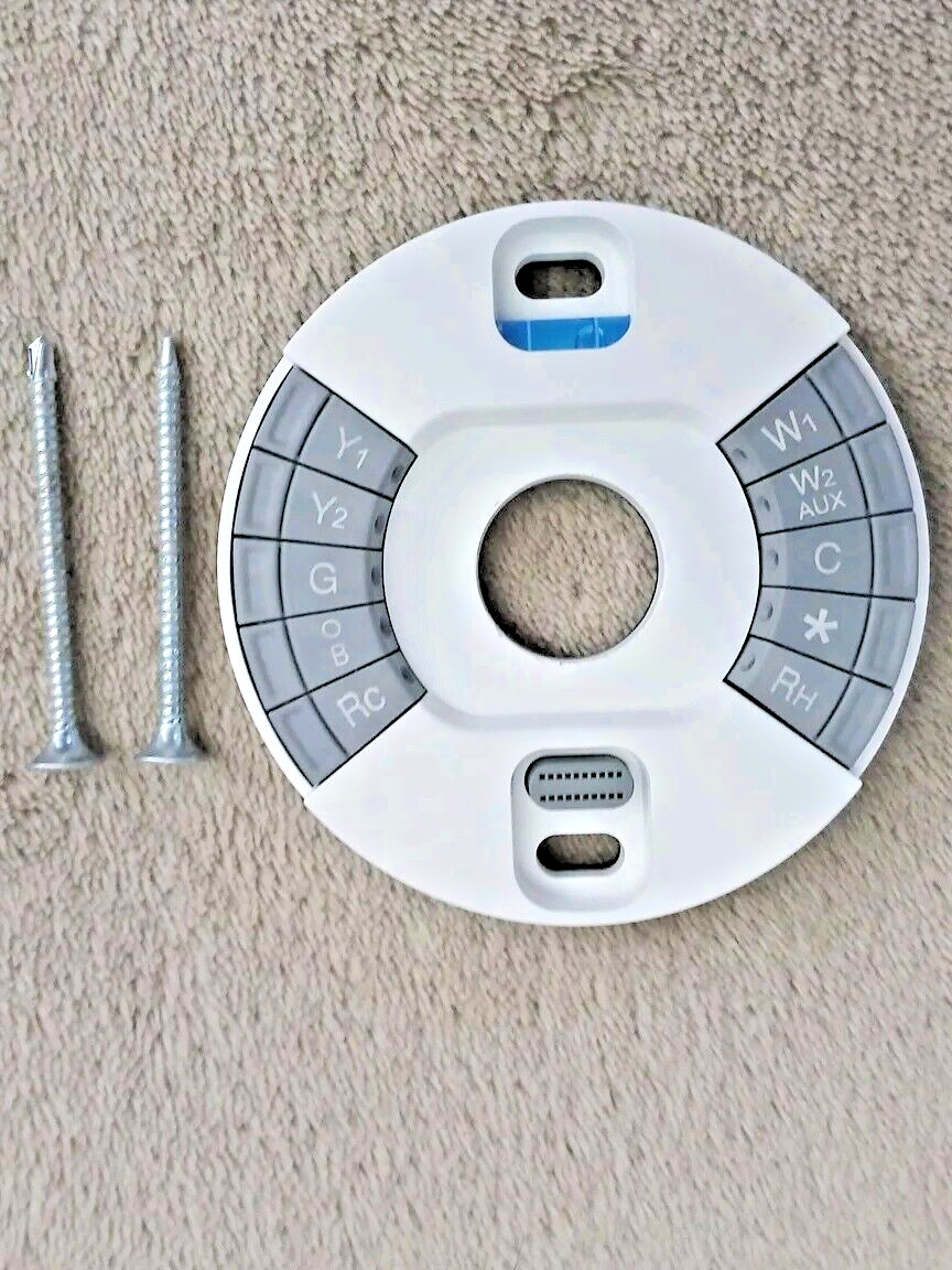 Google Nest 3rd Gen Thermostat - A0013 Wiring Base/Back Plate gallery