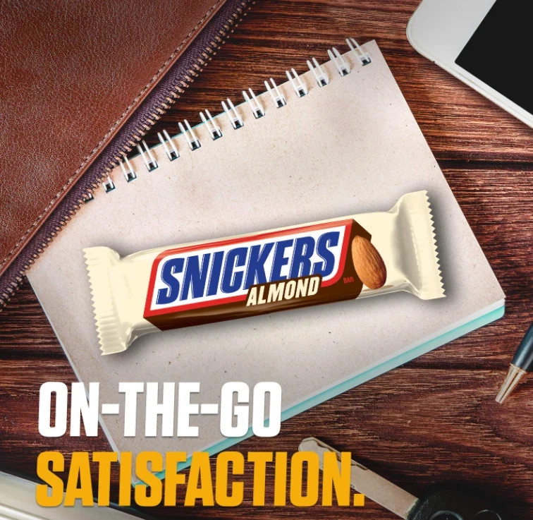 SNICKERS Almond Singles Size Chocolate Candy Bars 1.76-Ounce Bar 24-Count Box gallery