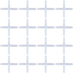 500 Pieces White Plastic Tile Spacers, 1Mm, Modern Style, Square Edge, Glue down