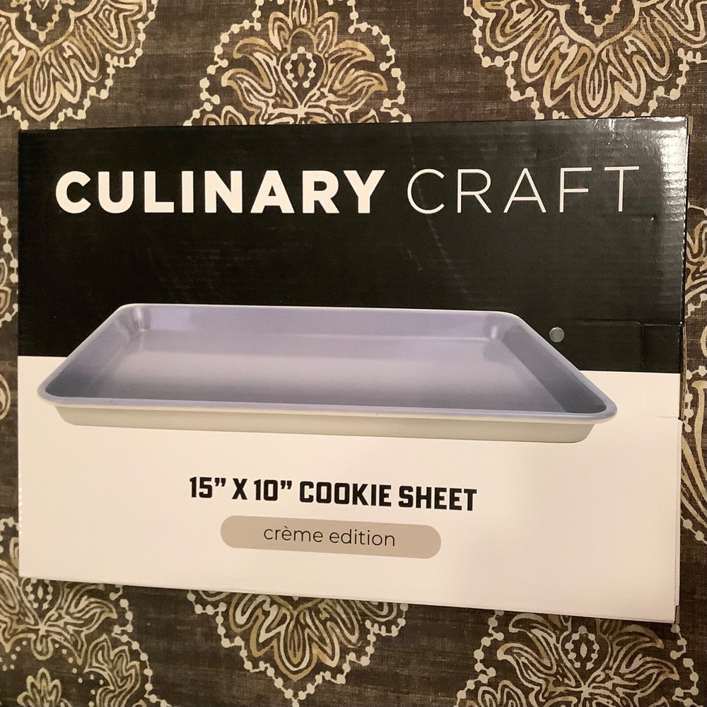 Culinary Craft 15"x10" Cookie Sheet - "Crème Edition" - New in box - Fast Ship