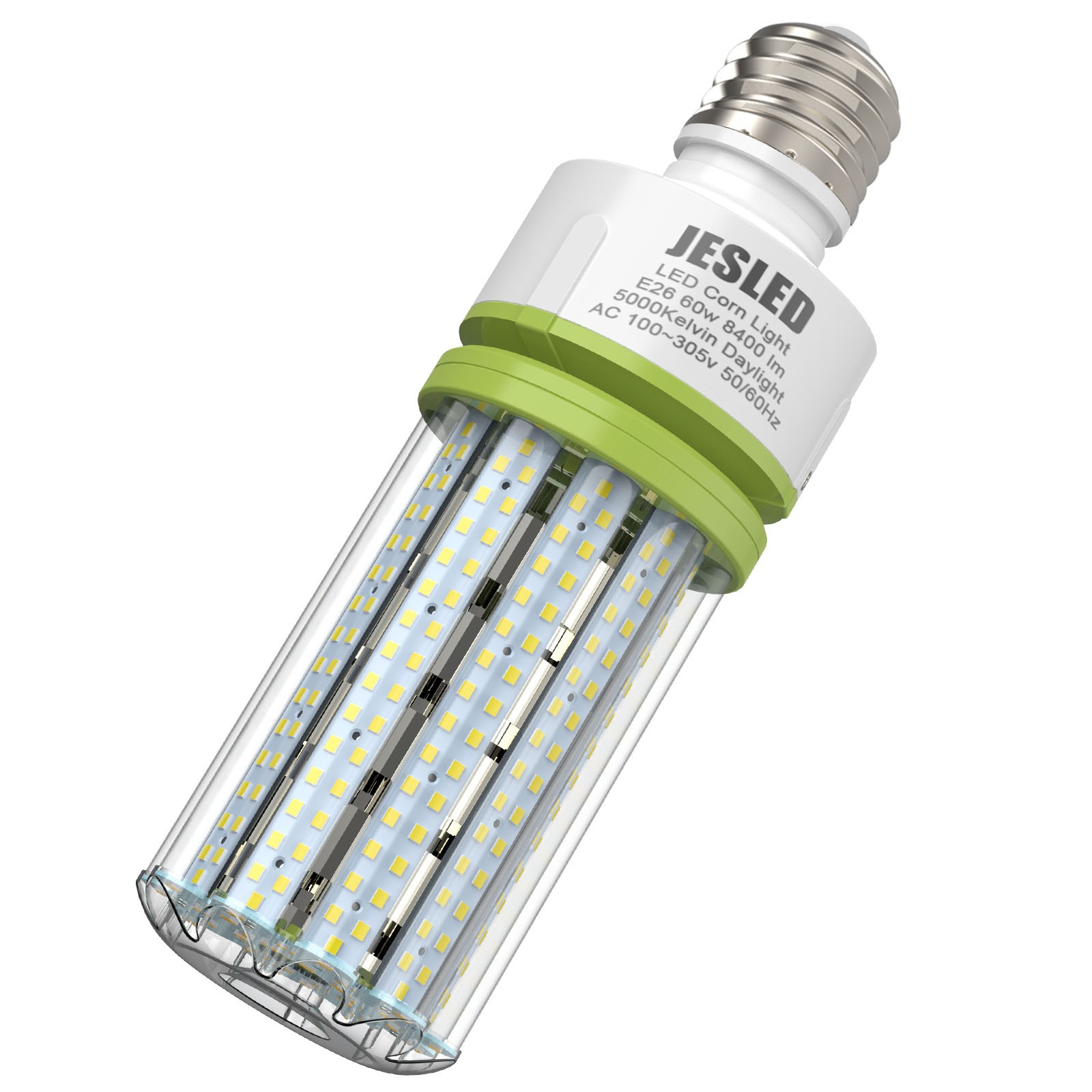 1-10Pack JESLED LED Bulb 5000K Bright Corn Light E26 8400lm 60W 500W Equivalent gallery