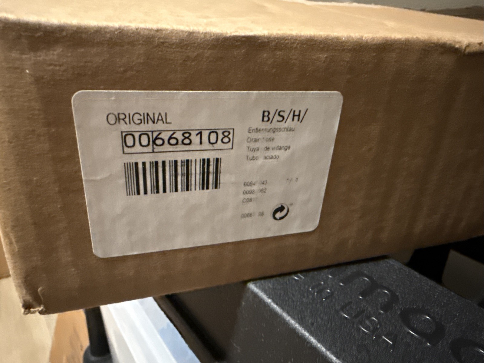 00668108 BOSCH DISHWASHER DRAIN HOSE gallery