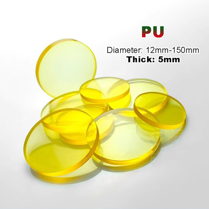 5mm Thick Round Polyurethane PU Disc Discs Damping Pads Sheet | Φ 12mm-100mm gallery