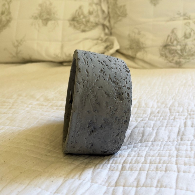Whatever Stone Clock Battery Operated Desk Top Home Office gallery