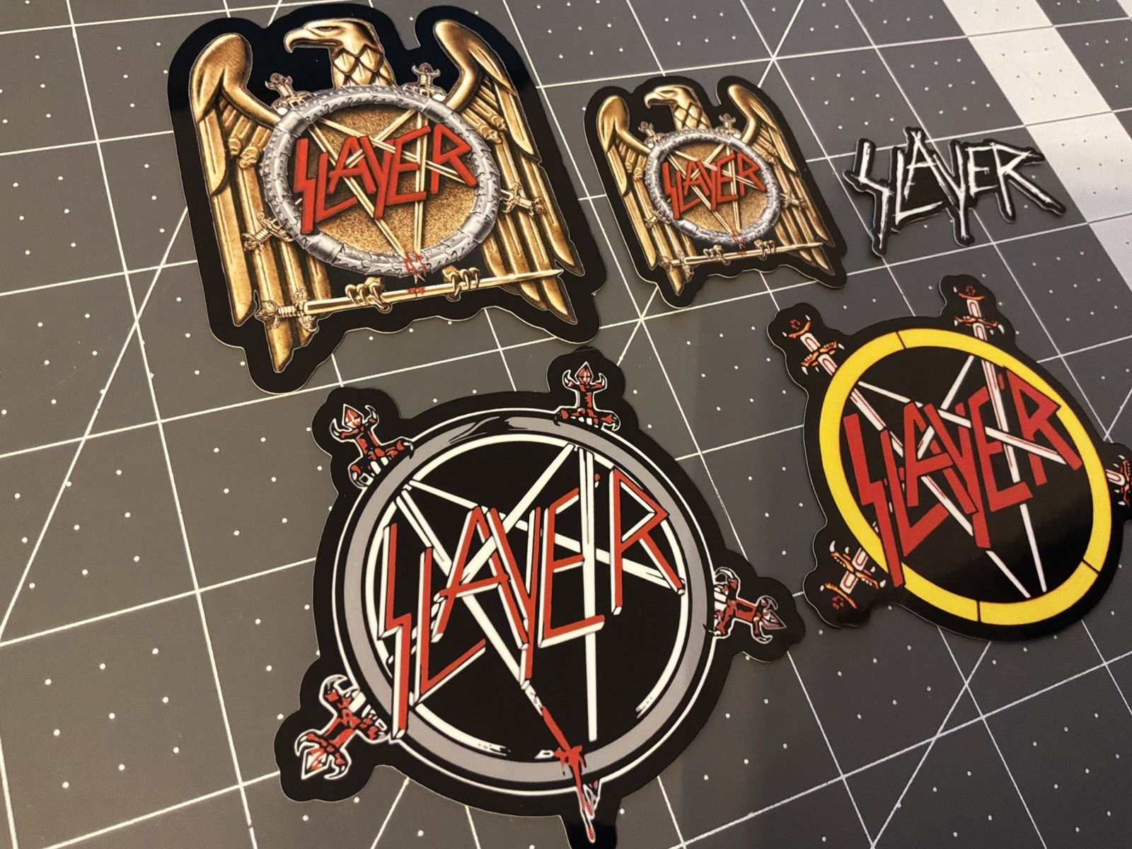Slayer Stickers 5 Sticker Lot gallery