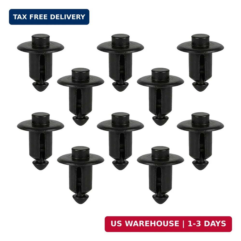 10PCS Tailgate Molding Rivet Retainers Clips Compatible with Ford F150 F250 F350