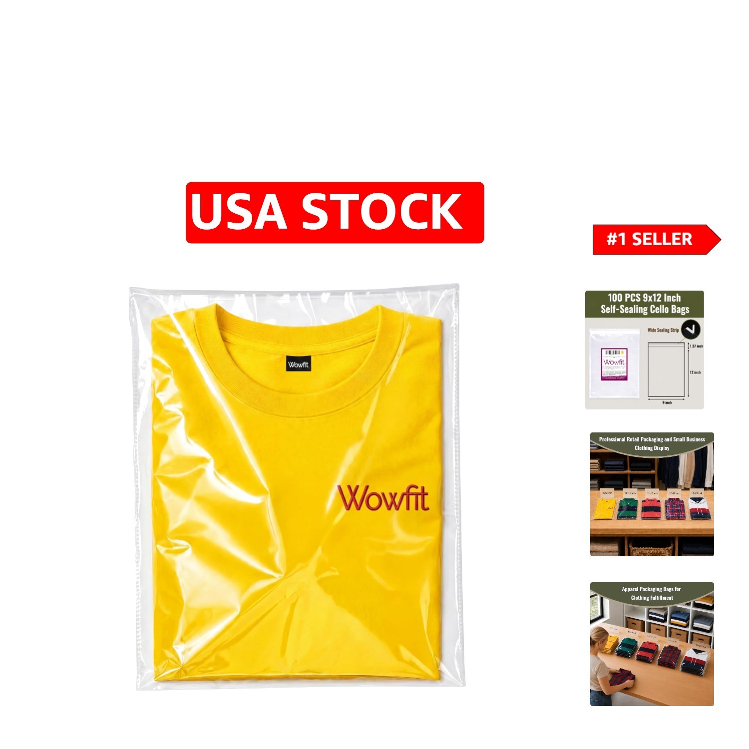 Versatile 100 Count 9x12 Inch Clear Cellophane Bags – Perfect for Food and Gifts gallery