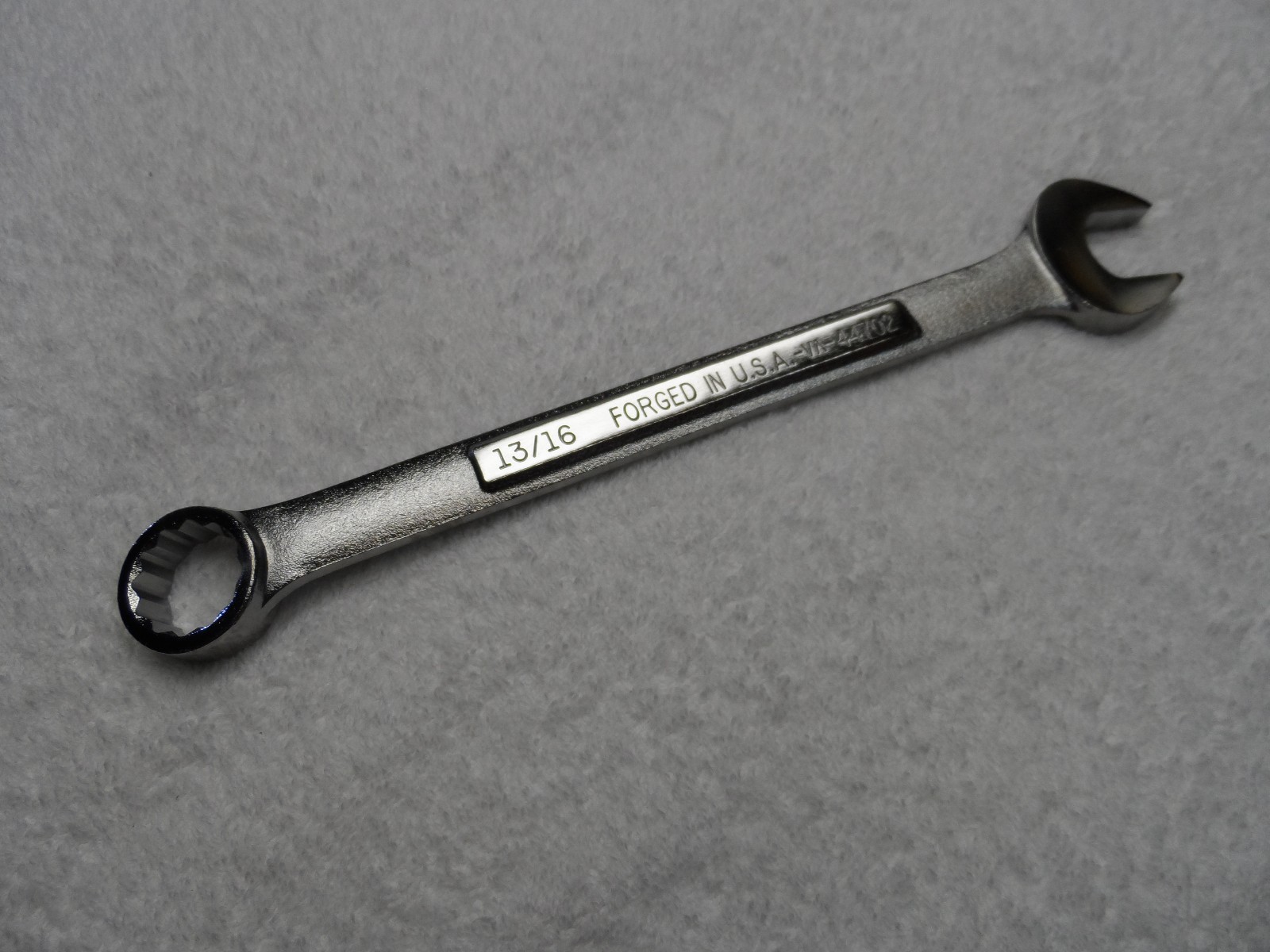Craftsman SAE Satin Combination Wrench, 12pt, USA NOS, 13/16" - Part # 44702 gallery
