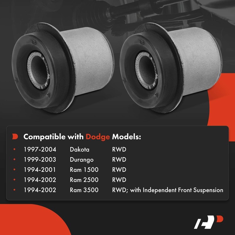 A-Premium 2 x Front Upper Control Arm Bushing Kit, Compatible with Dodge Dako... gallery
