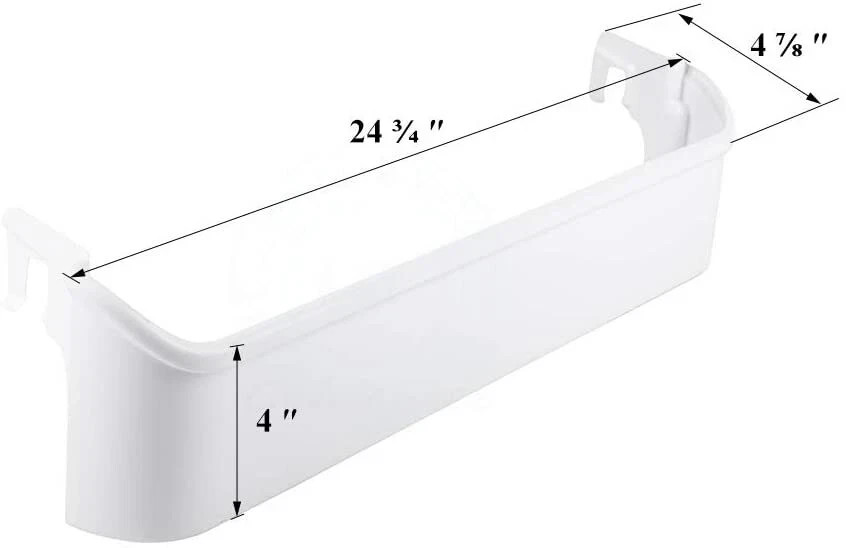 White ( Bottom ) Door Bin Compatible with Frigidaire Refrigerator 240338101 gallery