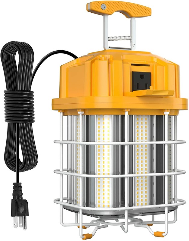 100W LED Temporary Work Light 14500LM Linkable Construction Jobsite Light 5000K gallery