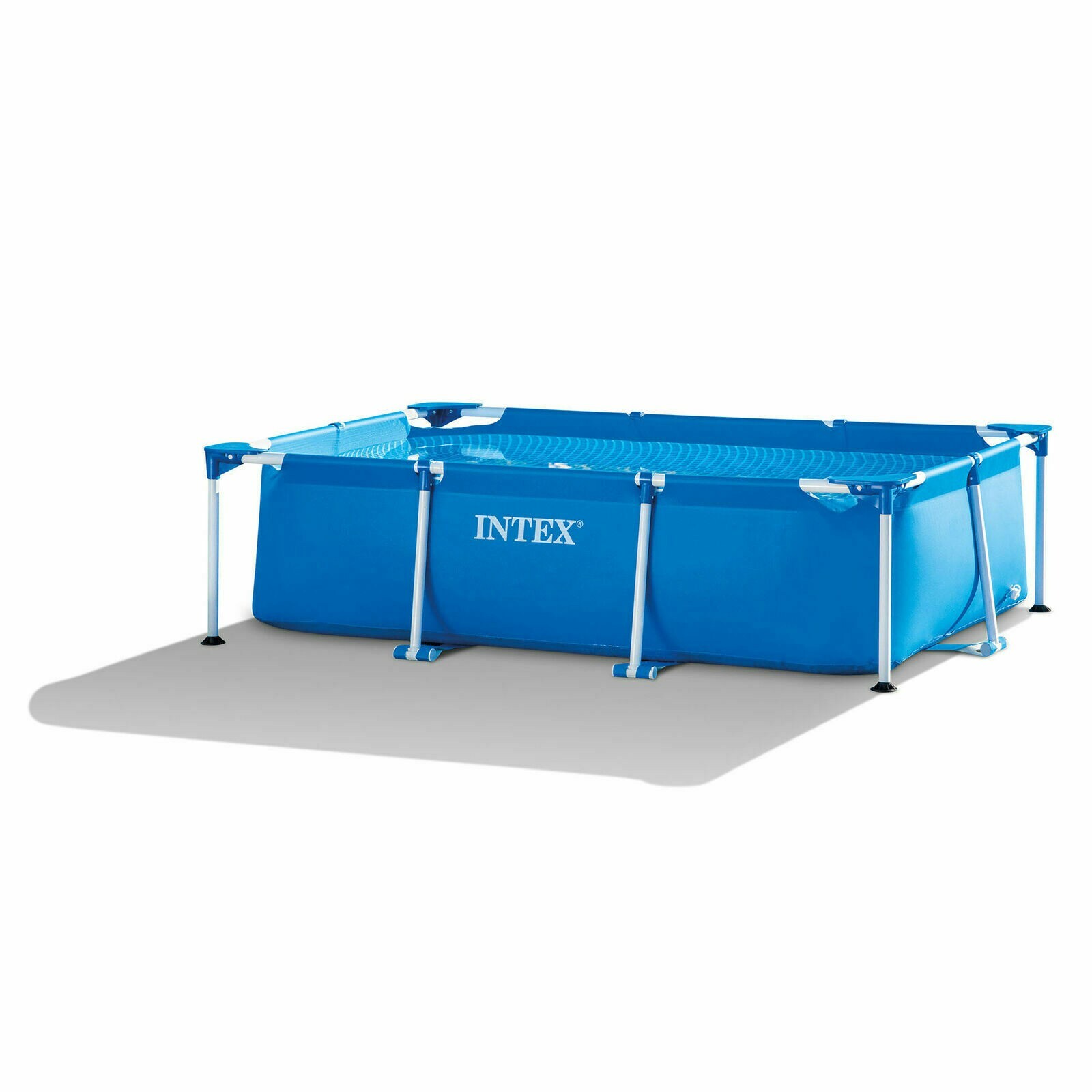 Intex 8.5ft x 26in Rectangular Frame Above Ground Backyard Swimming Pool NEW gallery