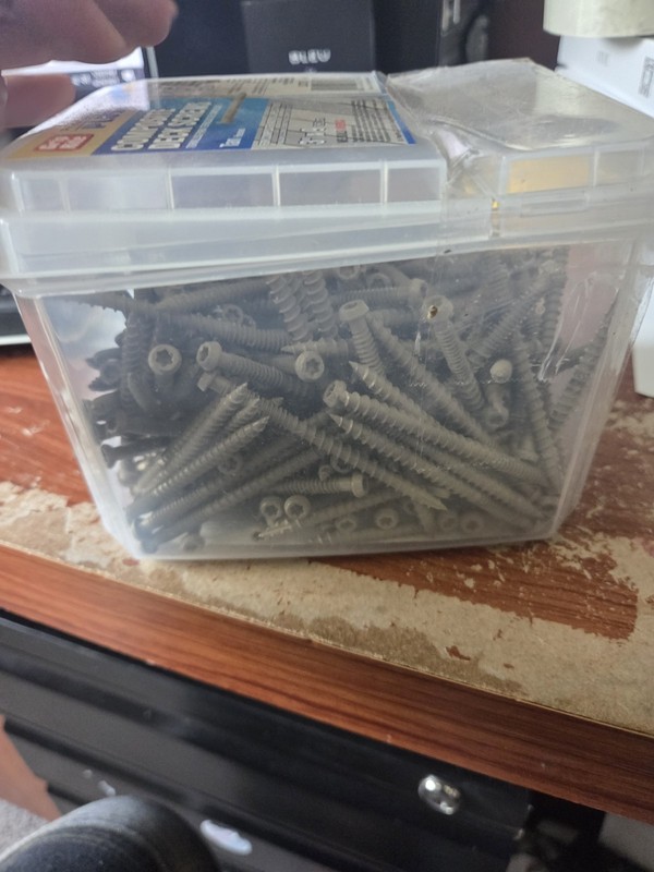 Grip Rite Plua Compoaite Deck SCREW 3"X 9. 5LB gallery