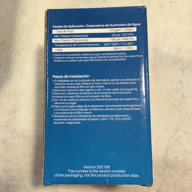 PUREPLUS Replacement Filter PP-RWF0100A Reduces 99% Chlorine Taste & Odor gallery