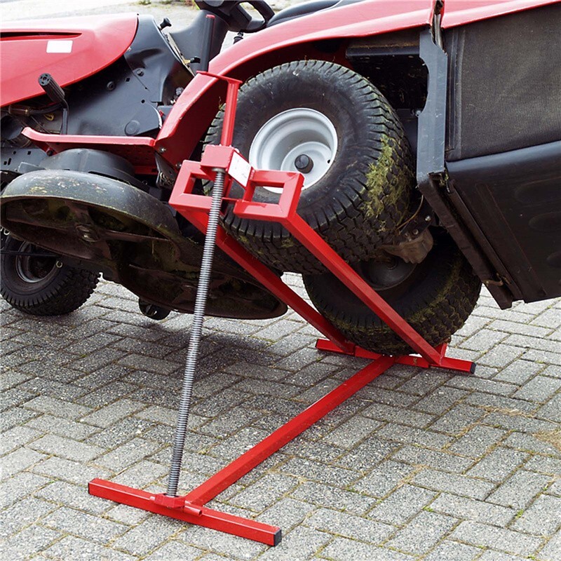 800Lbs Universal Adjustable Easy Lawn Mower Lift fo rCar Riding Tractors Lift gallery