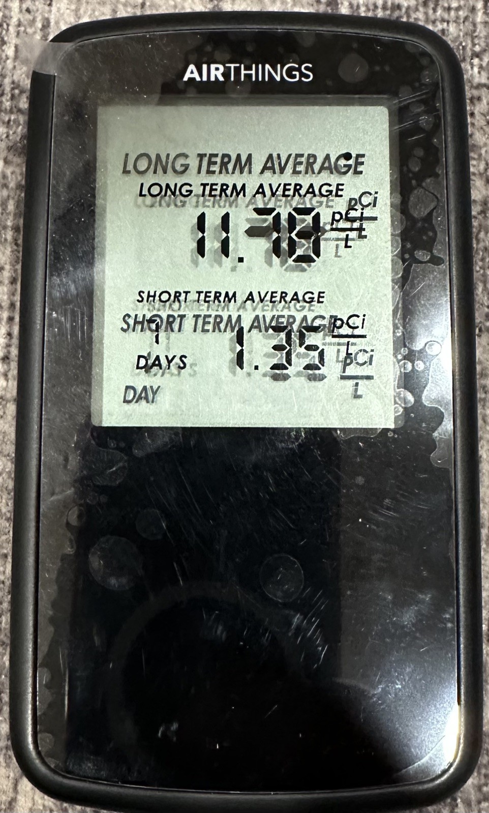 Airthings Corentium Home Digital Radon Gas Detector - TESTED & WORKING gallery