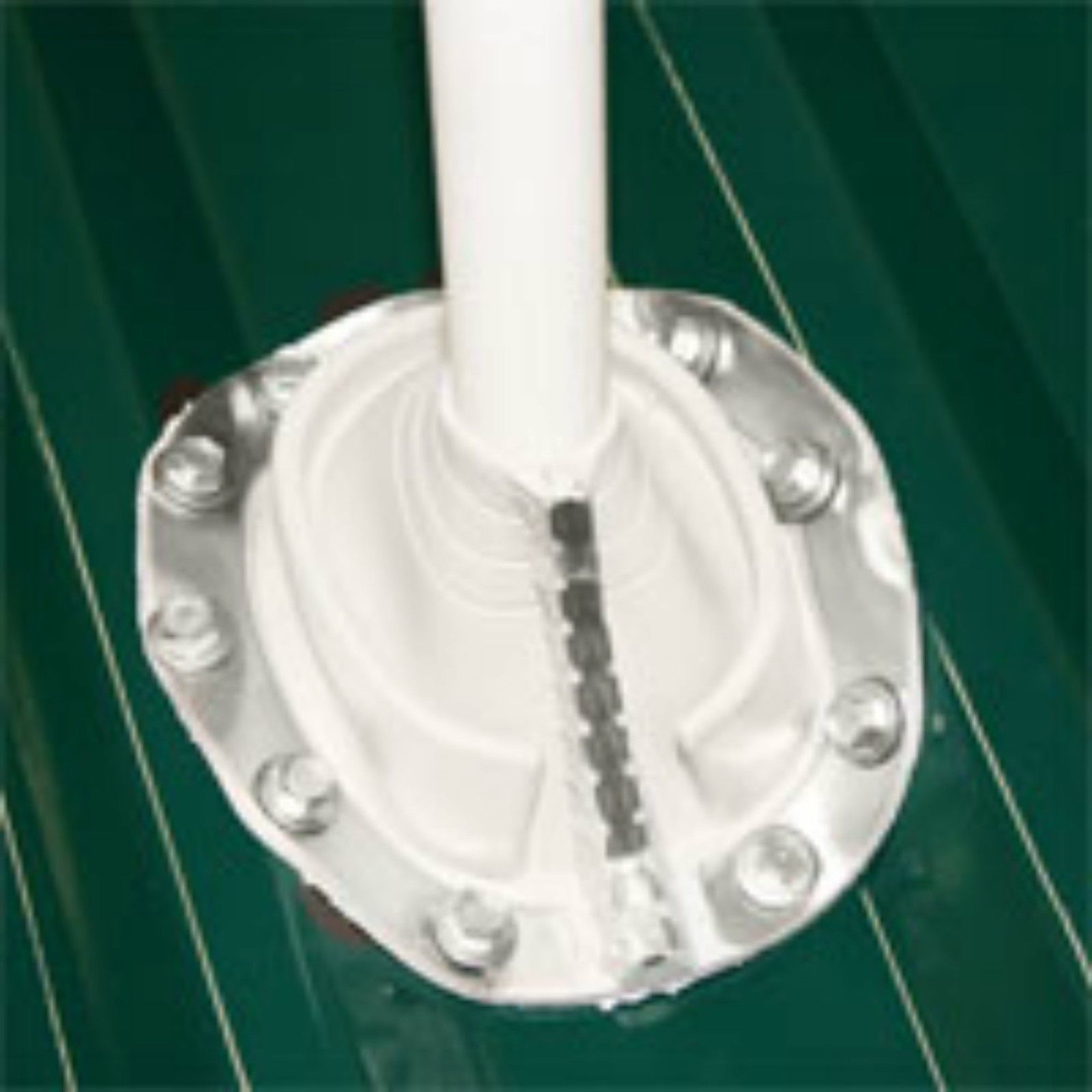 Retro/Zipper Metal Roofing Pipe Boot Flashing, 3/4" to 7-1/4" Pipes, Color Gray gallery