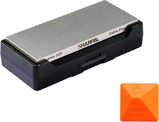 Double Sided Diamond Knife Sharpener 325 1200 Grit with Case gallery