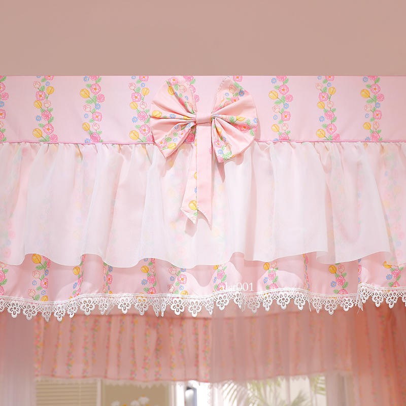 Canopy For Bed Drapes Mosquito Net Double Rod Frames Yard Anti-mosquito Net Set gallery