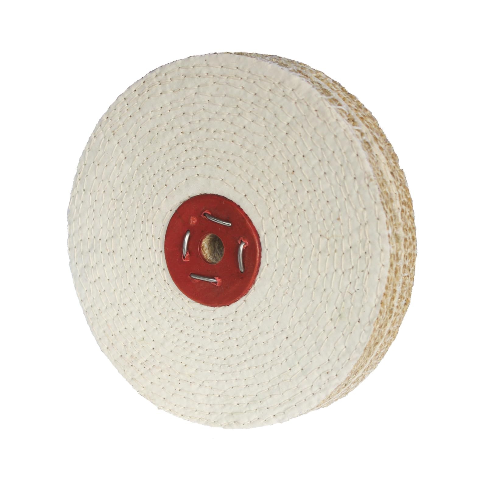 JUNLIXN 8 inch Extra Thick Rigid Sisal Buffing Wheel, 5/8 Inch Arbor White gallery