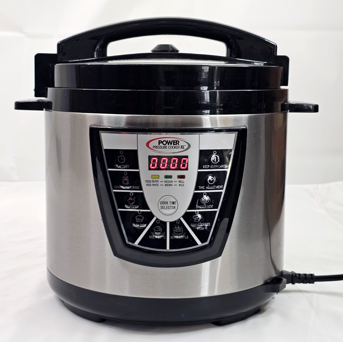 Power Pressure Cooker XL 8 Quart Silver Black PPC780 - 1300W 120V 60HZ - TESTED gallery