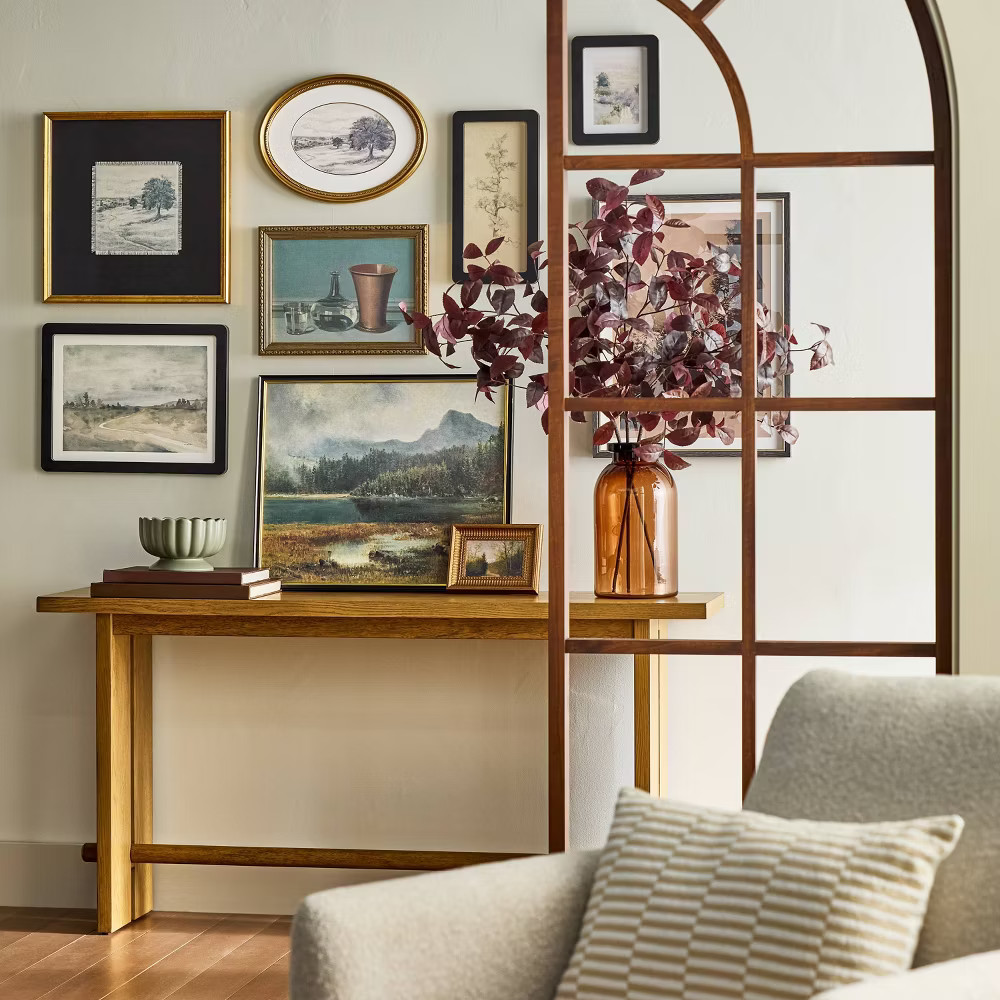 20"x24" Horizontal Landscape Mountain Framed Wall Art - Hearth & Hand with gallery