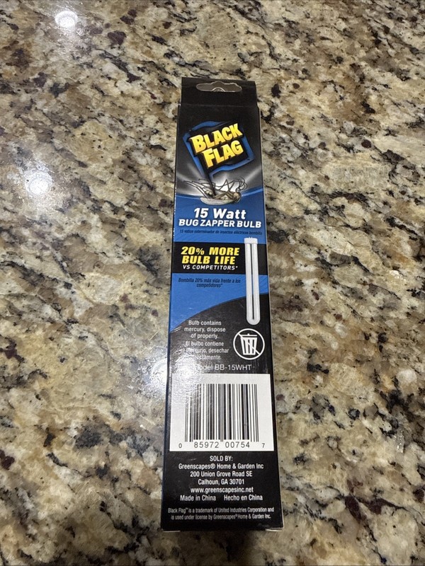 Black Flag 15W Bug Zapper Replacement Light Bulb Genuine *BRAND NEW* gallery