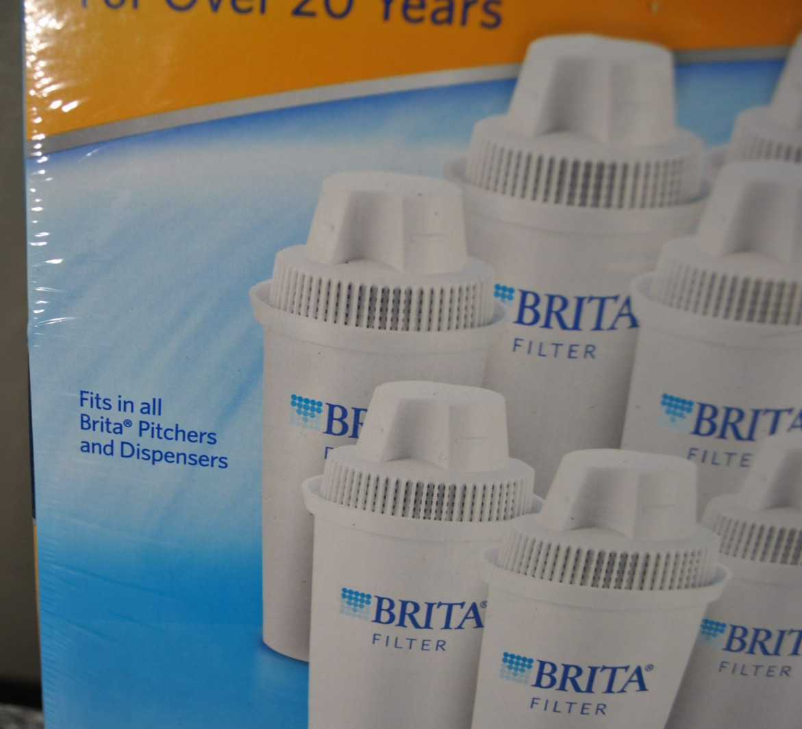 Brita Pitcher & Dispensers Replacement Water Filter 8 Total NEW/Sealed gallery