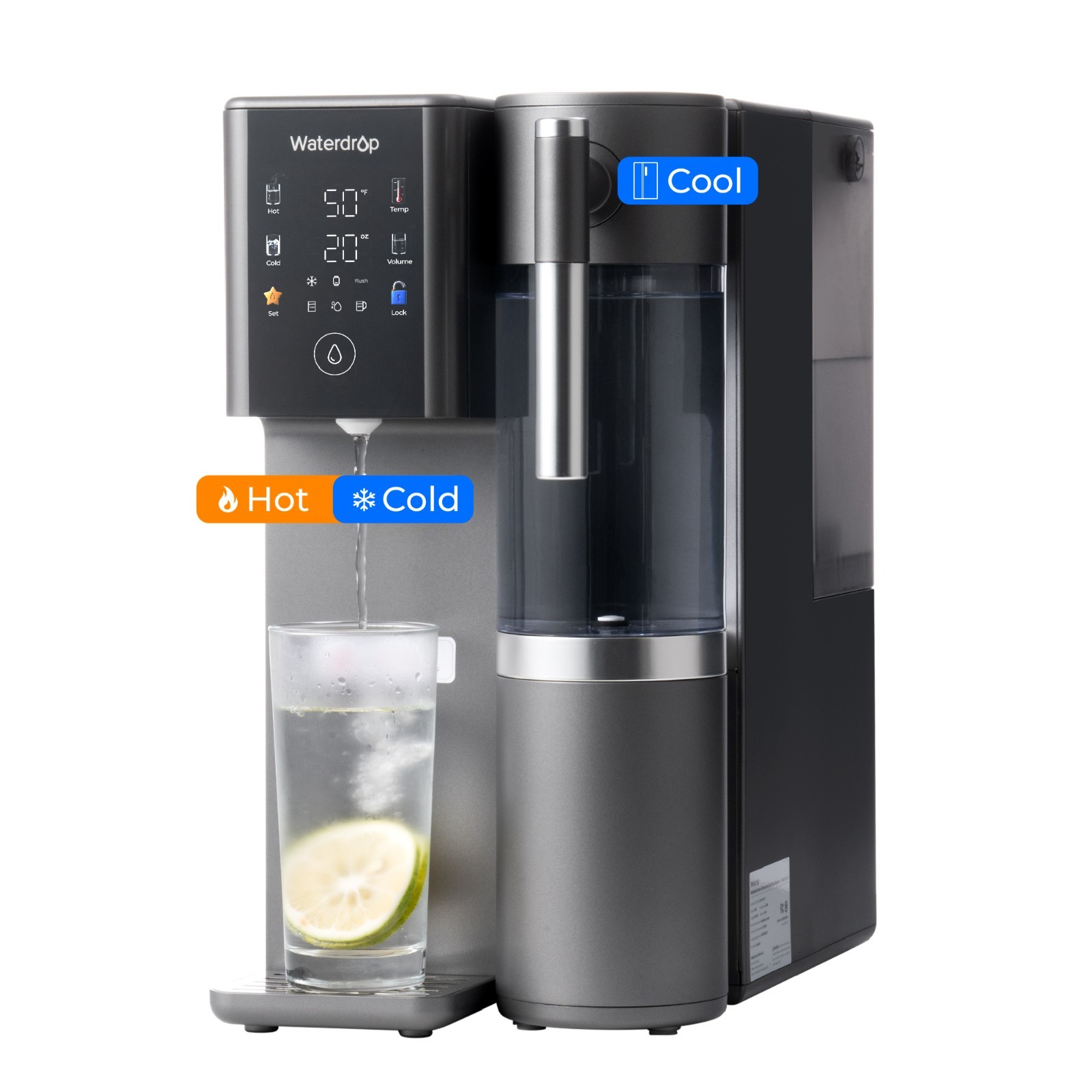 Waterdrop WD-A2 Countertop Reverse Osmosis System Hot and Cold RO System 5-Stage gallery