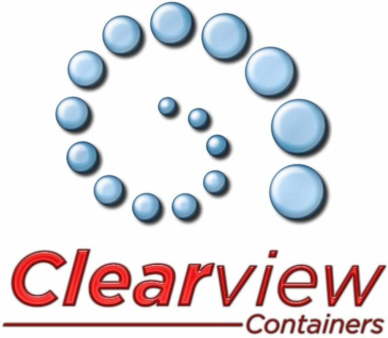 Clearview Containers | 128 oz (1 Gallon) Plastic Storage Container w/Black... gallery