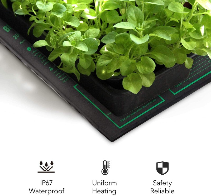 Seedling Heat Mat 10"x20" Seed Hydroponic Pad Germination Propagation Waterproof gallery