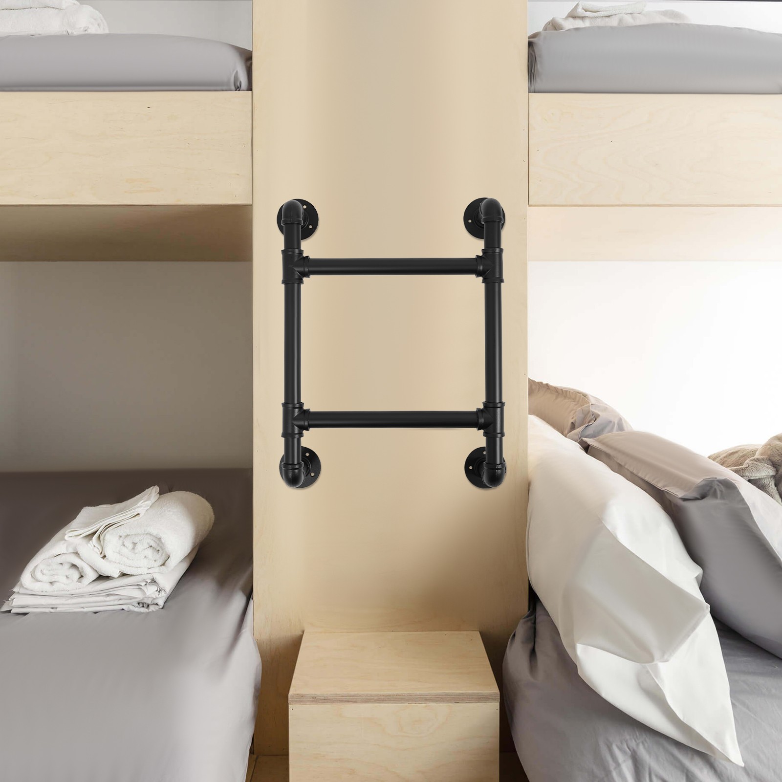 Wall-Mounted Ladders for Home Metal Step Ladder for RV Attic Bunk Bed Loft Steps gallery