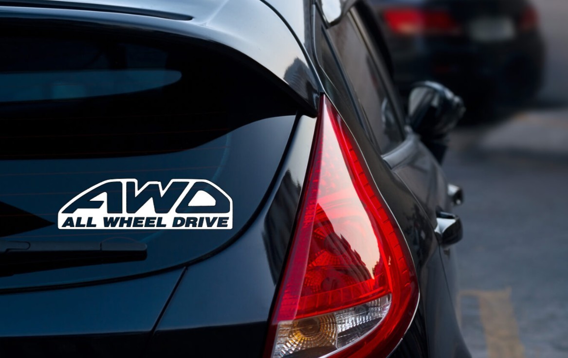 AWD All Wheel Drive Vinyl Decal Sticker 4x4 Car Truck Window gallery