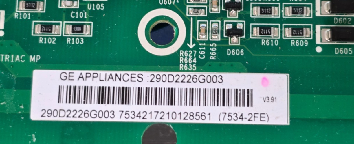 GE Washer 290D2226G003 CONTROL BOARD ! FREE SHIPPING ! Q28 gallery