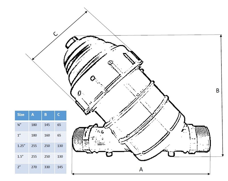 Inline Disc Filter/Disc Strainer/Prefilter for Pool,Irrigation(3/4,1,1.25,1.5,2) gallery