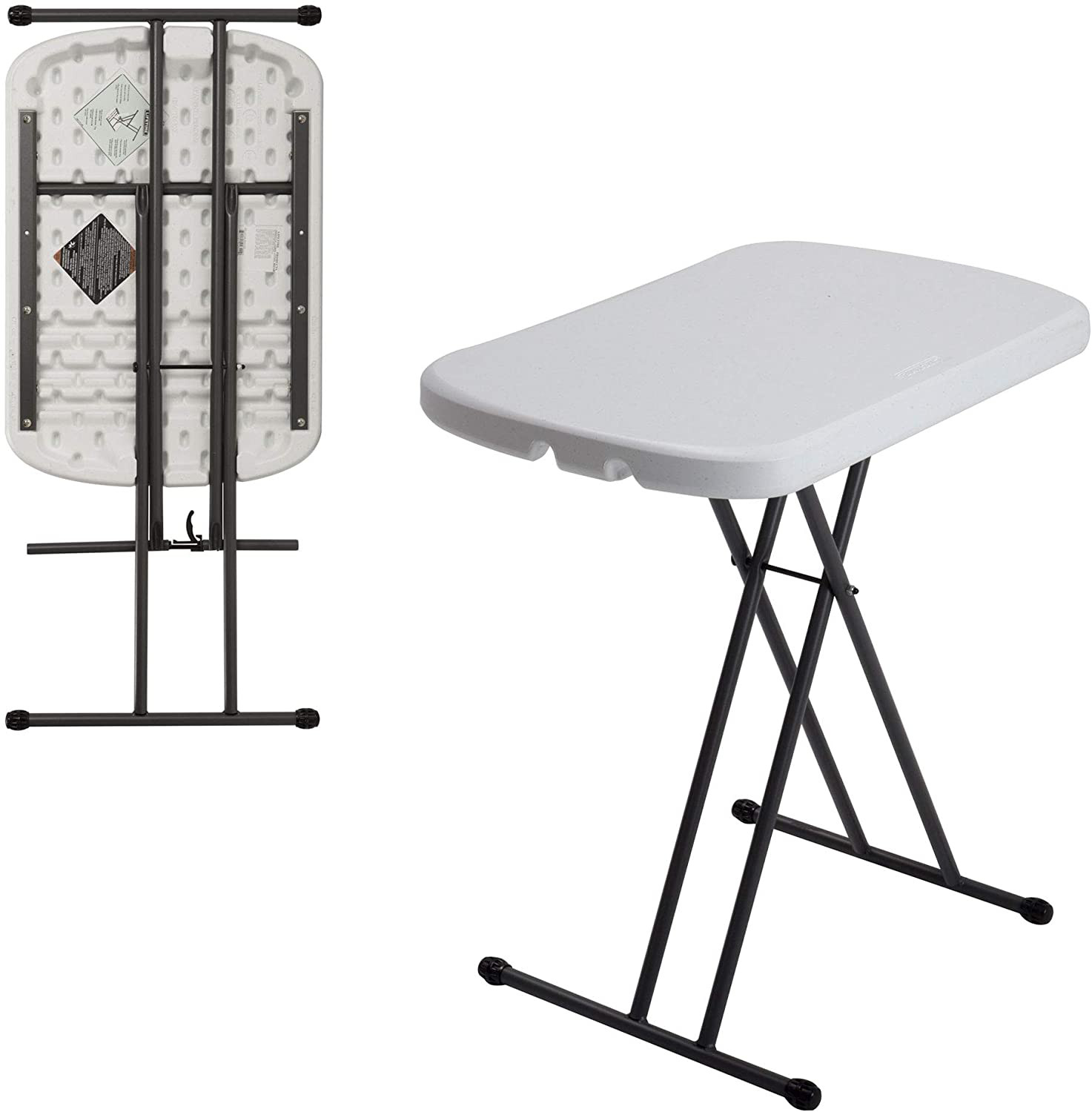 Adjustable Folding Laptop Table TV Tray Stand Study Computer Noteboook Desk 26" gallery
