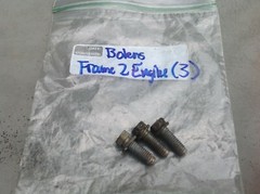 Bolens 21″ Mower FRAME2ENGINE Mounting Bolts, Mwr MDL 11A-414A065 5.5HP Briggs