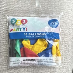 321 Party! 9in Round Multicolor Party Balloons, 16ct Helium Quality