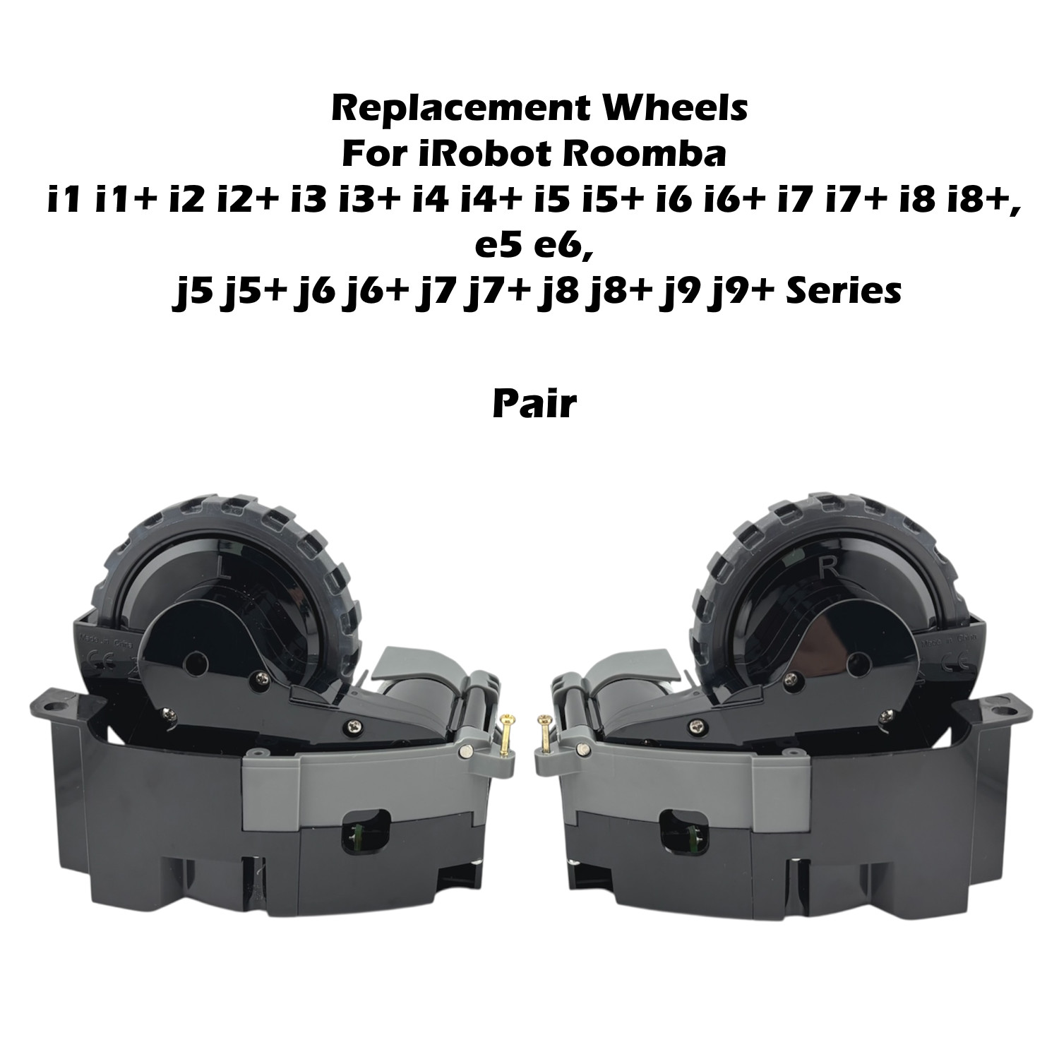 New iRobot Roomba e5 e6 i4 i5 i6 i7 i8 Plus Right & Left Wheels Motor Pair OEM gallery