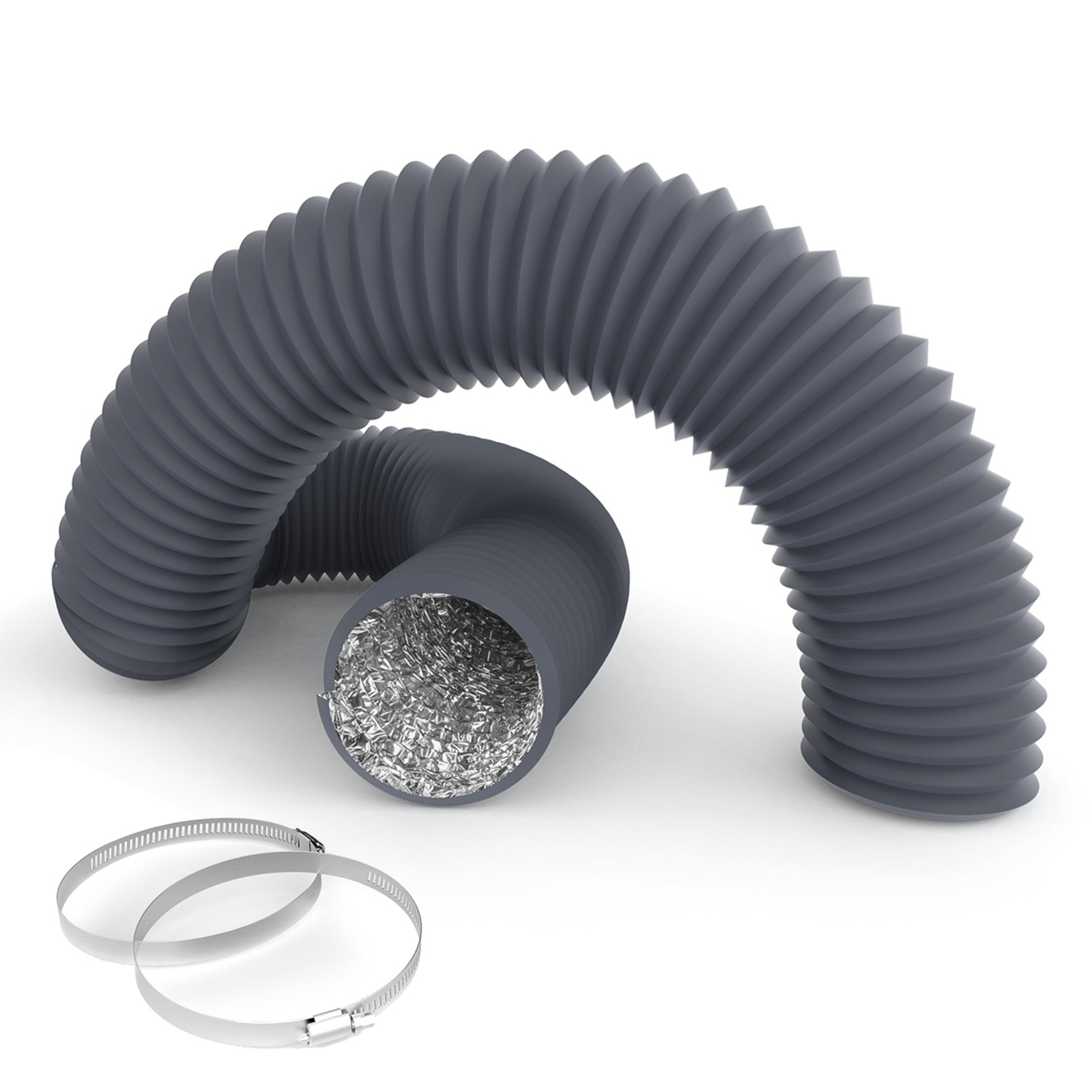 4-Inch Aluminum Ducting, Dryer Vent Hose, Heavy-Duty Three-Layer Protection gallery