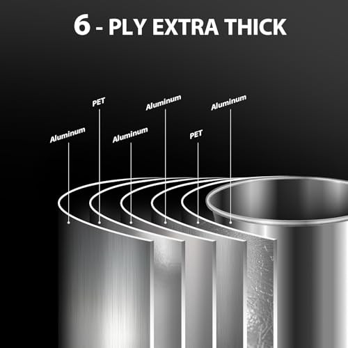 Flexible Dryer Vent Hose, 4 Inch 3Ft Extra Thick 6-Layer Heavy 4inch*3FT gallery