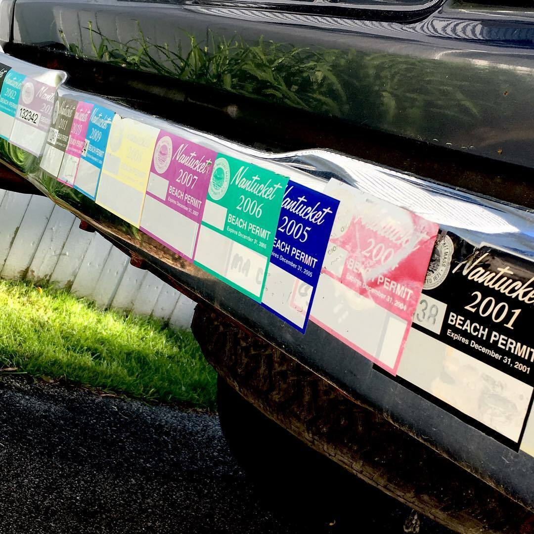 Nantucket Beach Permit Sticker Decal ACK 2000-2024 gallery