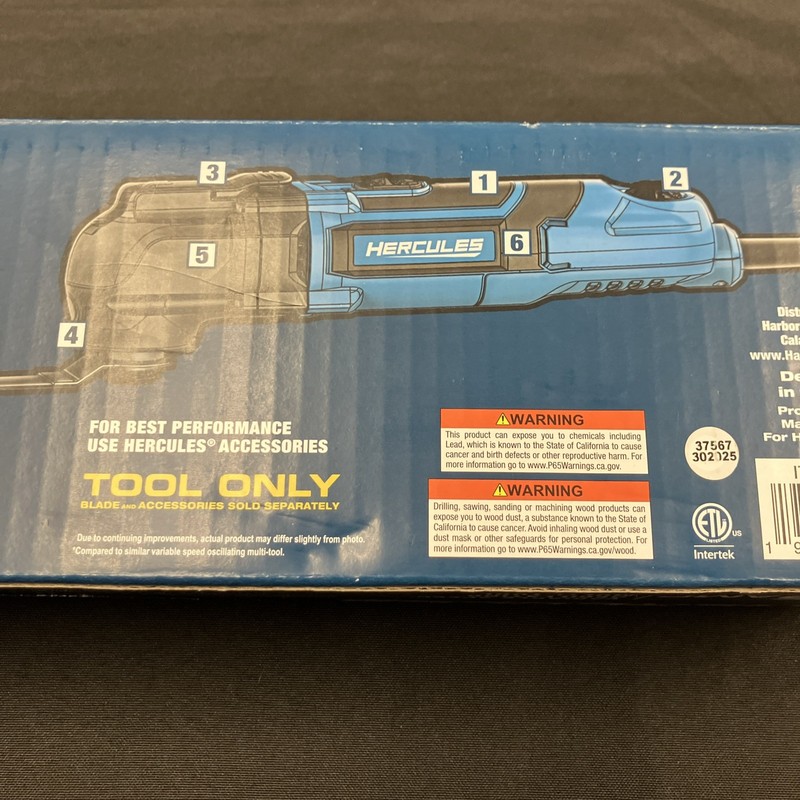 Hercules 3.5 Amp Variable Speed Oscillating Multi-Tool HE41 59510 gallery