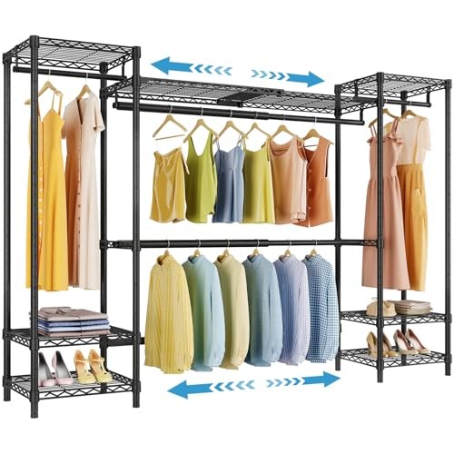 X30 Expandable Clothes Rack Adjustable from 5'1" to 6'11", 950lbs Capacity gallery